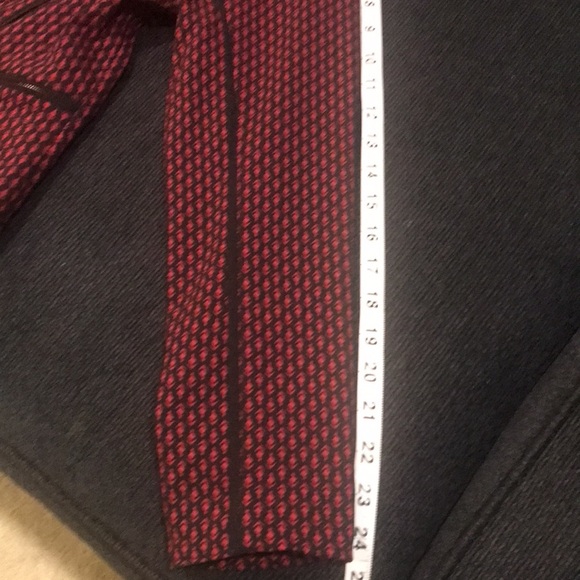 XOXO Red/Black Zipper Pockets Single Hook Closure Lined Blazer-Size XL - Picture 10 of 10